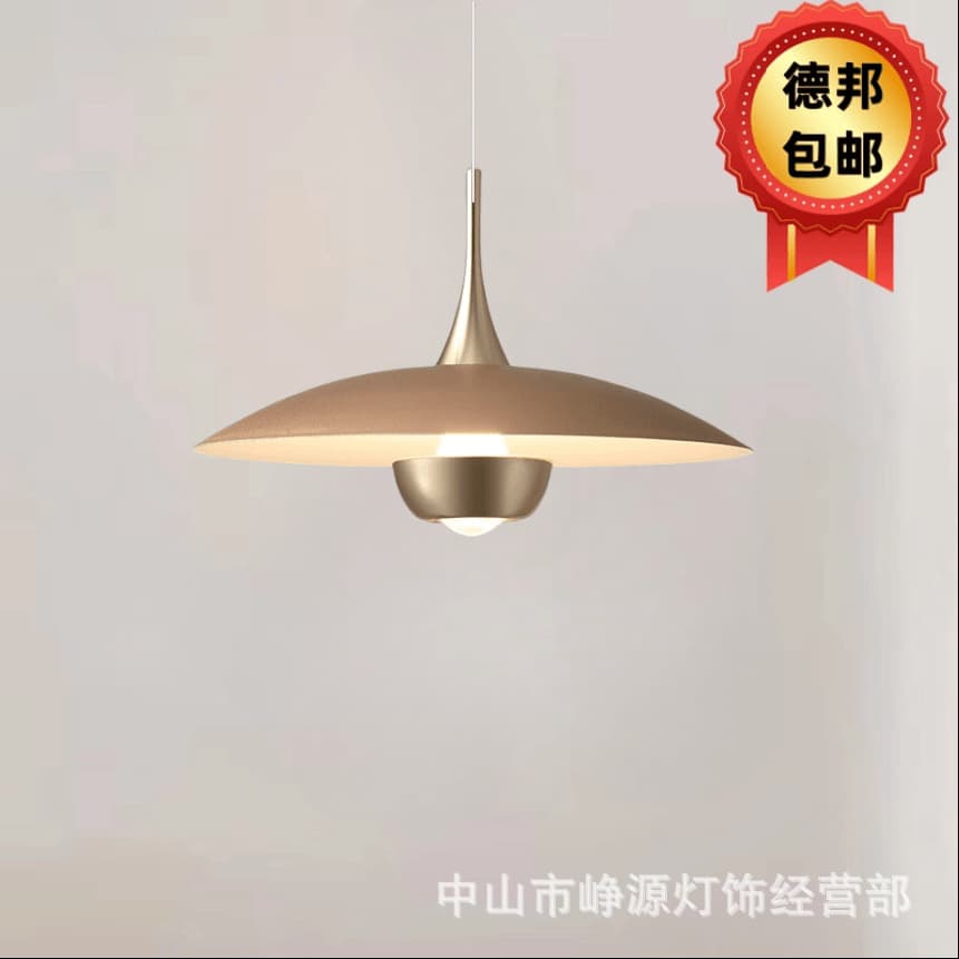 Minimalist restaurant lift chandelier Nordic bar UFO long line lamp creative pulley lamp art bedside telescopic chandelier