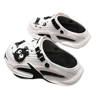 Men's Summer Outdoor Two-Way Beach Sandals Men's Outdoor Cartoon Animal Casual Slippers Men's Clogs Large Size