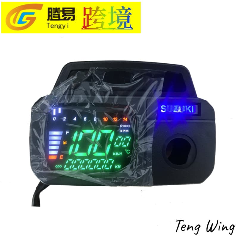 Wholesale AX100 motorcycle dashboard parts, LED odometer, export LED display from the source manufacturer