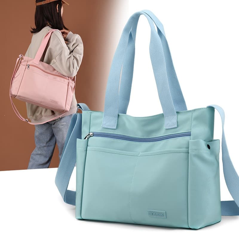 Women's Bag 2025 New Autumn Winter Cross-Border Trend Nylon Large Capacity Shoulder Bag Lightweight Ladies Handbag