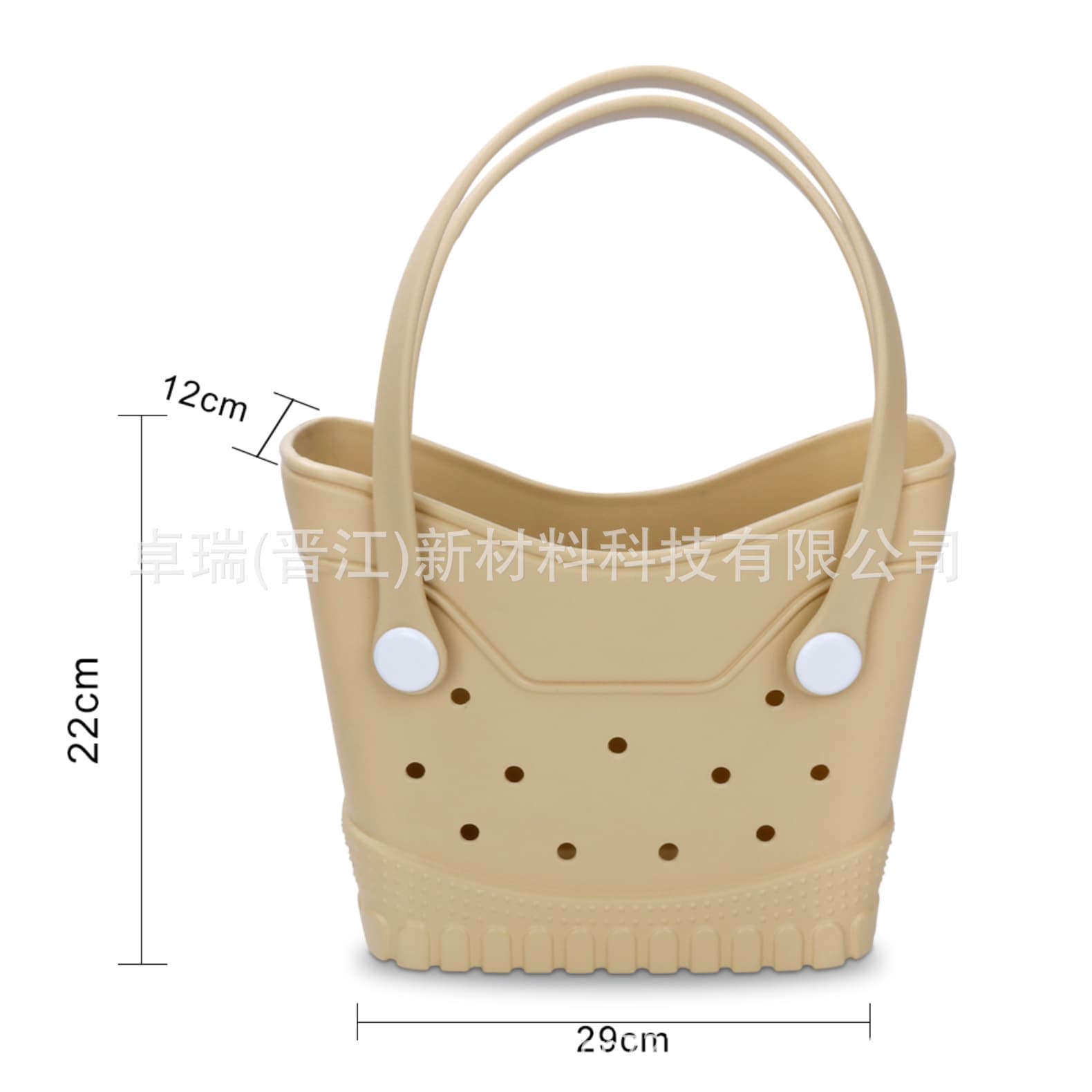 Factory Stock EVA Hole Bag Swimming Beach Bag Shoulder Bag EVA Beach Bag Waterproof Durable Women's Tote Bag