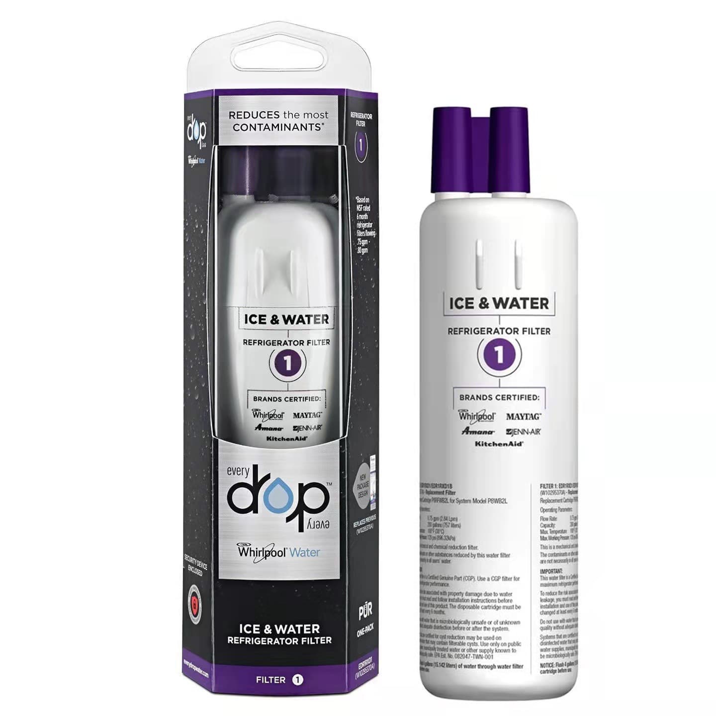 Factory Direct: Refrigerator Water Filter Cartridge EDR1RXD1 - Cross-border Overseas Warehouse Stock, Drop Shipping Available