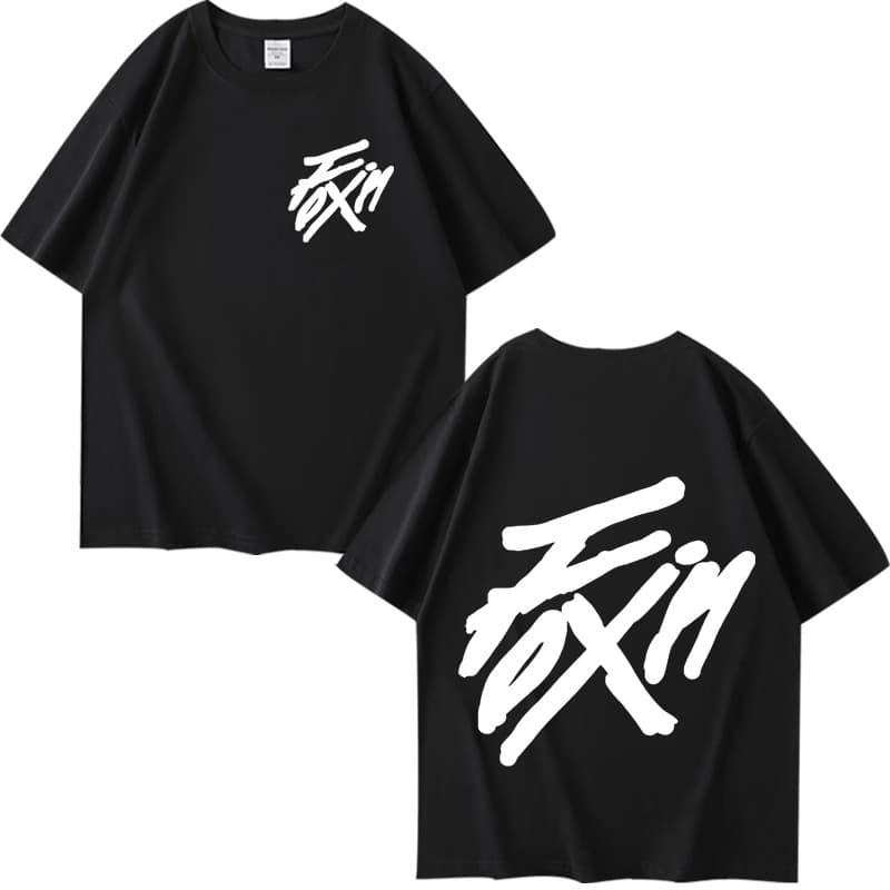 Kpop ATEEZ "FlX ON" Merch Zipper T Shirt Men Women Oversized