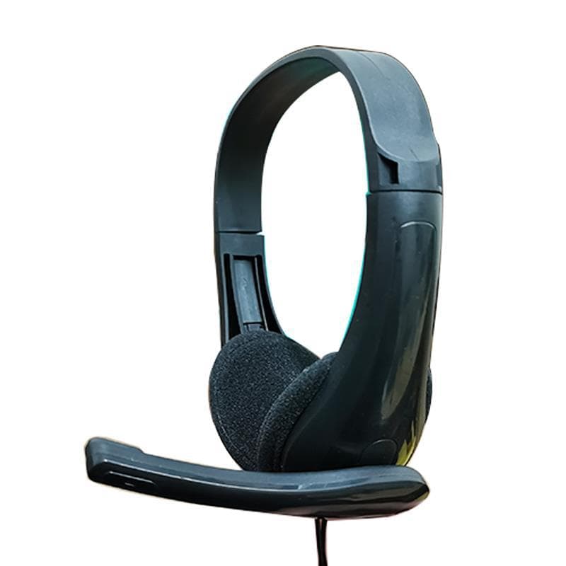 Meibaolai Single-Hole Laptop/Mobile Phone Voice Call Headset, Dual-Hole Computer Headphones with Microphone