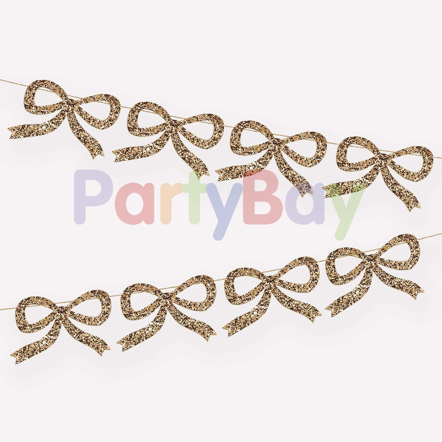 Laipai Large Particle Glitter Gold Confetti Banner Happy Birthday Banner Decoration Party Supplies