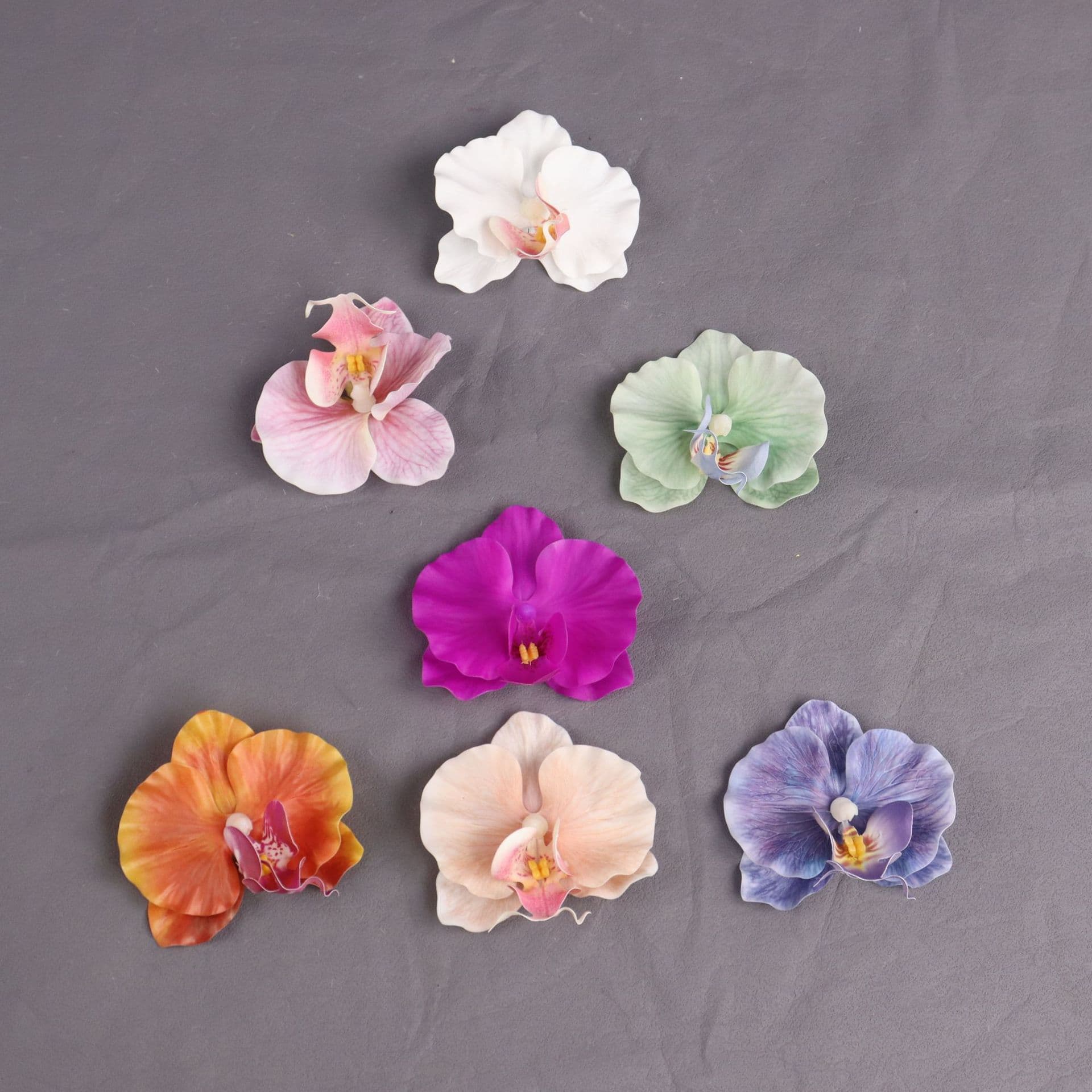 New Tape 3D Printed Realistic Phalaenopsis Orchid Flower, Can Be Used to Make Hair Clips, Headwear, Clothing Decorations, Wedding Photography