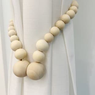 Labeled Hot Seller Curtain Tie Back Cross-Border New No-Drill Magnetic Buckle Versatile Curtain Woven Tie Rope