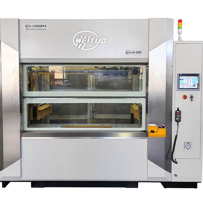 In Stock VW900IR Servo Infrared Vibration Friction Welding Machine 90kg Thermoplastic Welding Equipment