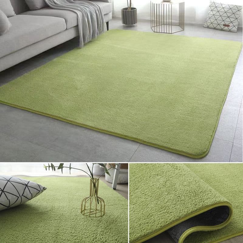 Faux cashmere thickened carpet, bedroom bedside rug, full coverage cute children's bay window, study floor mat, living room coffee table rug factory