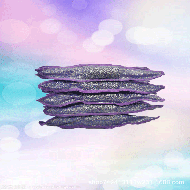 Small hair volume purple sequin curling iron sleep magic hair ring pear head sponge wholesale curl egg roll fluffy
