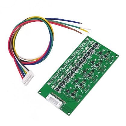Active balancing board Farad capacitor Lithium titanate battery 6 strings 16V
