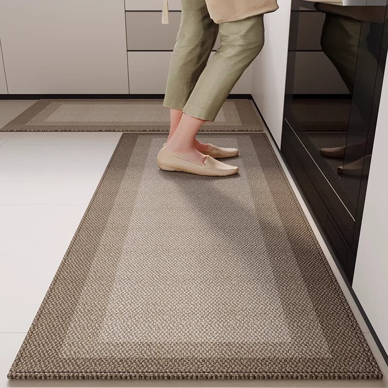 Kitchen Mat Oil-Proof Anti-Slip New Absorbent Dirt-Resistant Carpet Premium Washable Waterproof Mat for Home Use