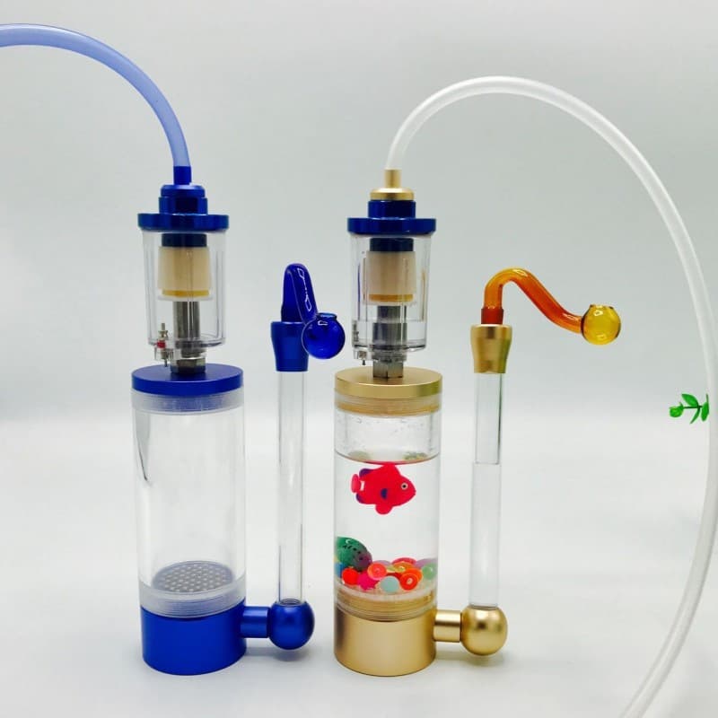 Aluminum Alloy Acrylic Circulating Filter Hookah with Tobacco and Accessories Full Set Gift Hookah Set