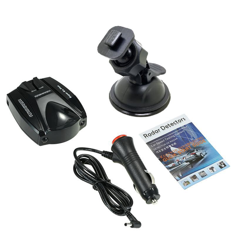 E09 Radar Detector Vehicle-mounted Speed Gun Single Display Mobile Radar Detector English/Russian Radar Detector