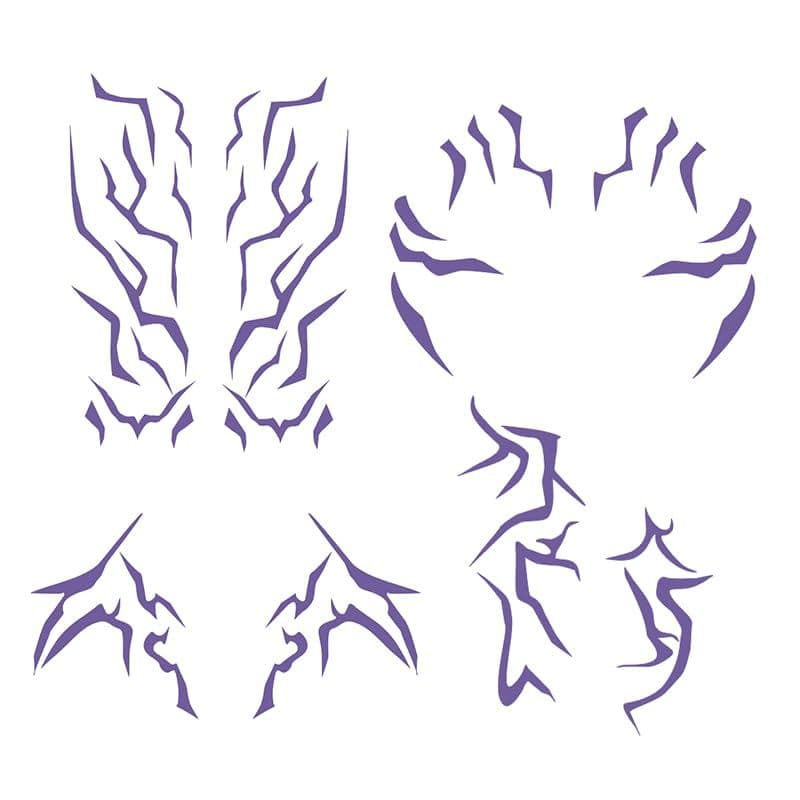 Cross-border role-playing tattoo stickers Demon Hunter Rumii role-playing accessories Cosplay temporary tattoo stickers