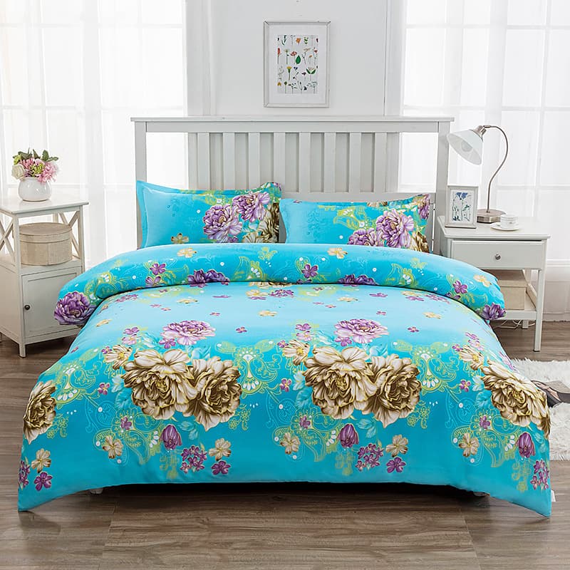 Bedding 4-Piece Set Wholesale European Print Children's Dorm 3-Piece Set Manufacturer Sheet Pillowcase Drop Shipping