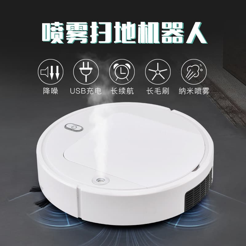 Cross-border Sweeping Robot Smart Charging Cleaning Machine Home Spray Vacuum Cleaner Small Appliance Gift Wholesale