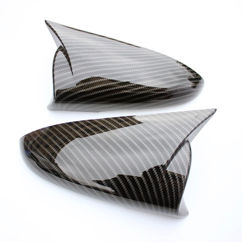 Compatible with 19-22 Hyundai Festa Rearview Mirror Cover Bullhorn Style Mirror Housing Shell Trim