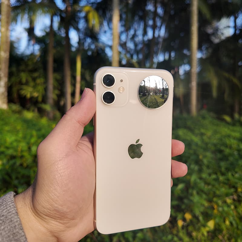 Hepail Phone Vlog Selfie Mirror with Storage Box, Essential for Live Streaming Photography