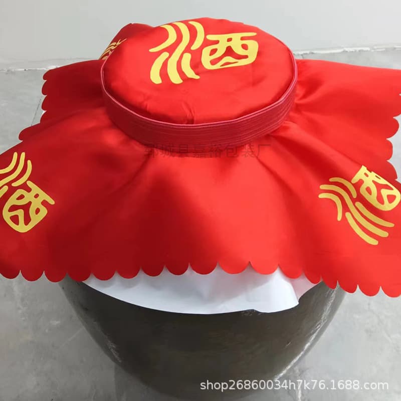 Thickened sealing cloth for wine jars, chemical fiber cloth for sealing wine jars, wine jar sealing cloth, chemical fiber cloth manufacturer wholesale.