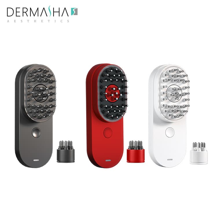 Electric Head Scalp Massager Brush Hair Growth Comb