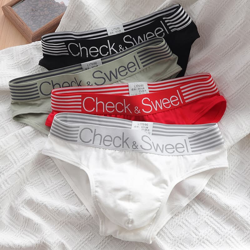 Men's Triangle Briefs Comfortable Cotton Underwear Sexy Slim Fit Y-back Design Breathable Fabric For All Seasons