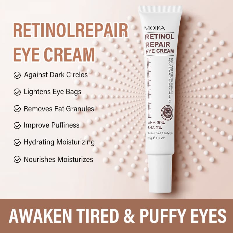 Cross-border English Retinol Eye Cream Repair Improve Dark Circles Fine Lines Wholesale EYE CREAM