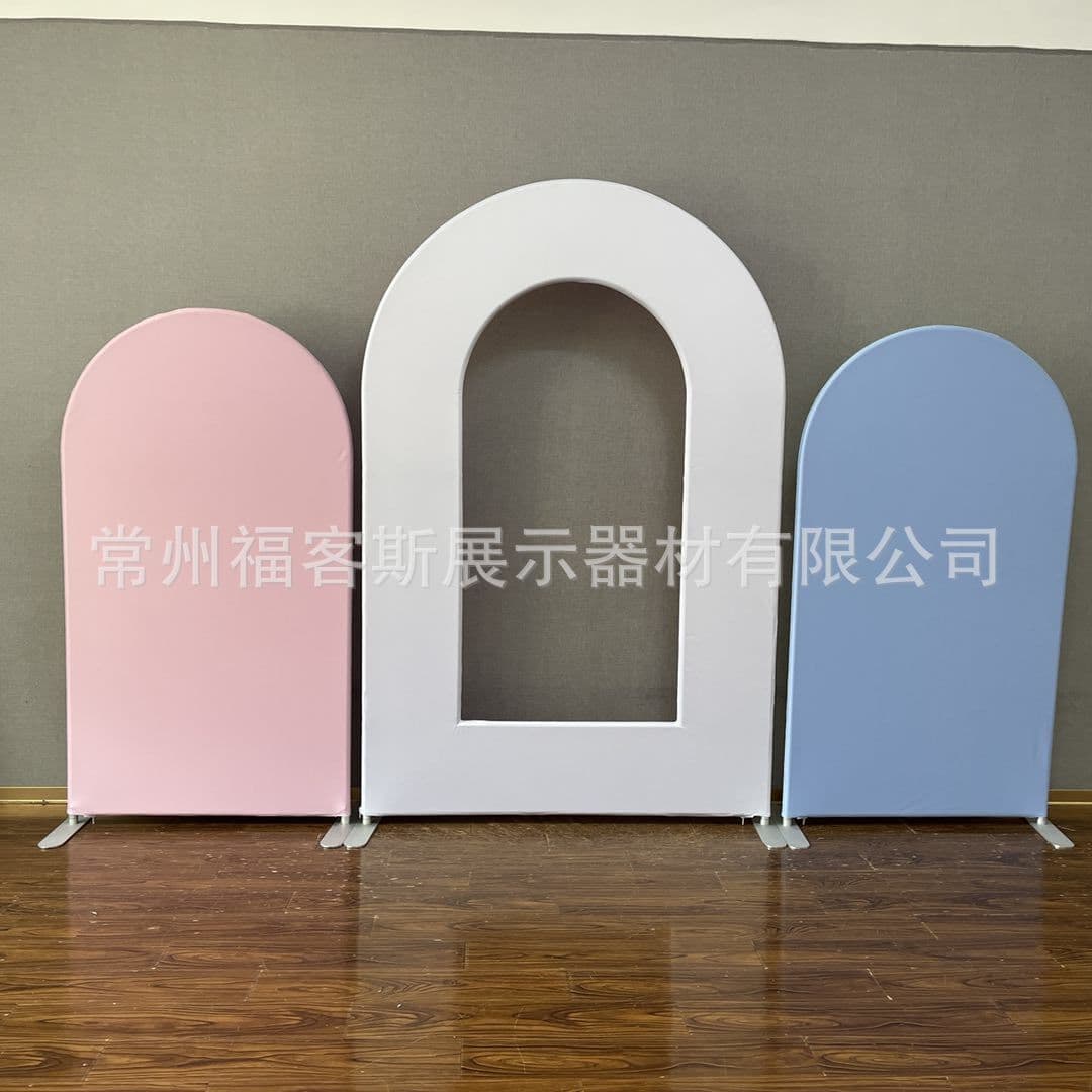 Wedding arch cross-border background frame decoration scene layout aluminum arch frame wedding props