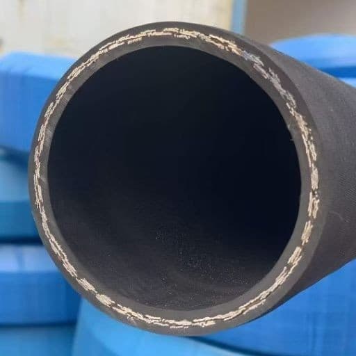 High-pressure rubber hose with inner diameter 51-203mm, large-diameter braided and wound hose for water and oil transport