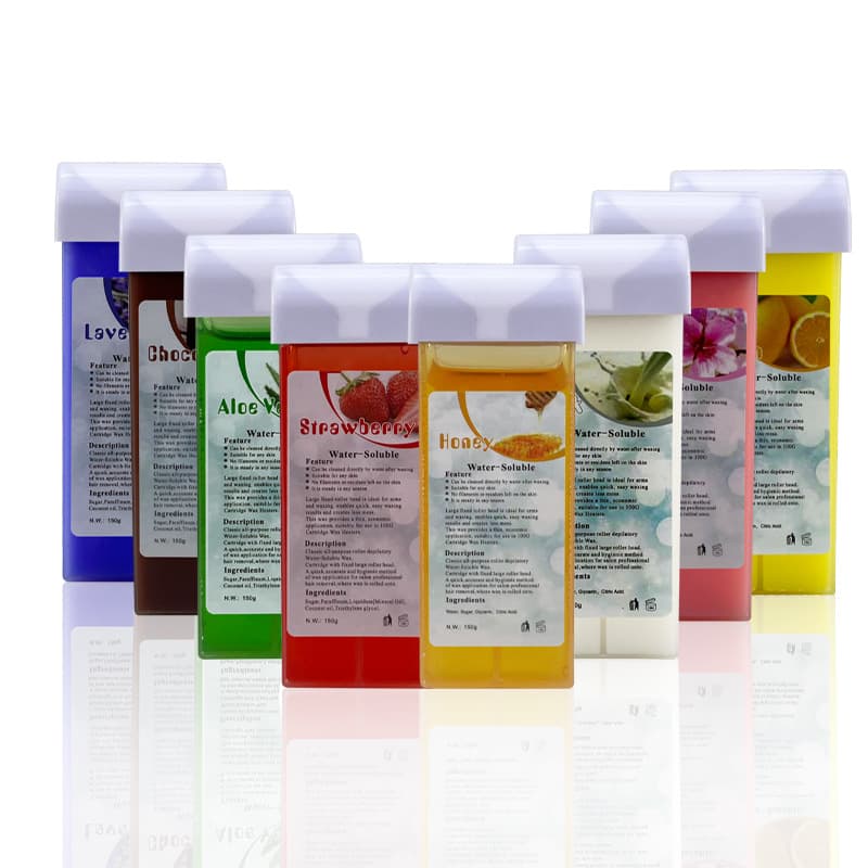 Water-soluble 150g tube hair removal wax blocks, beeswax, hot wax machine, portable roller wax sticks, full-body body wax
