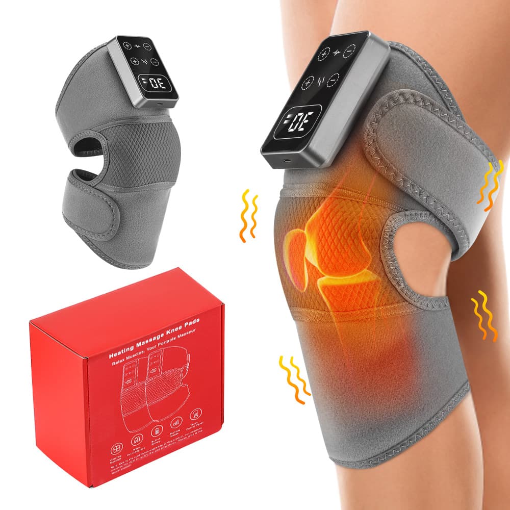 Cross-Border Hot Selling Heating Massage Knee Brace, Heat Moxibustion Shoulder & Elbow Support, Winter Therapy for Cold Legs, Factory Private Mold