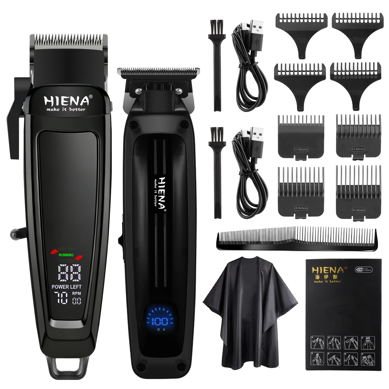 New retro oil head electric clipper hair salon carving gradient brushless electric clipper professional hair salon hair clipper