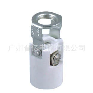 Factory Wholesale US Standard E12 Ceramic Lamp Holder Socket JY-512-2 Household Energy-Saving Lamp Holder Socket