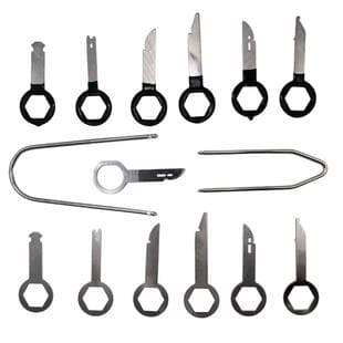 Car Audio Radio Removal Keys Dashboard Stereo CD DVD Head Unit Extraction Tools Audio Repair and Maintenance