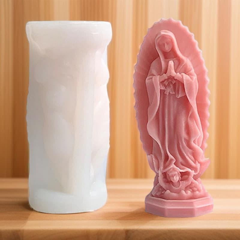 Cross-border Hot Sale European Style Figure Sculpture Scented Candle Silicone Mold Creative Ornament Resin Craft Plaster Mold