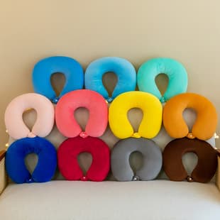 Multifunctional U-Shaped Pillow Travel Portable Neck Pillow Office Nap Pillow Business Trip Travel Sleeping Pillow Neck Pillow for Women