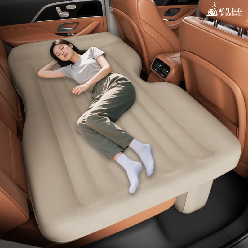 Inflatable Car Travel Bed Snoring Uncle's Car Rear Seat Sleeping Pad Outdoor Camping Bed Vehicle Mounted Sleeping Solution