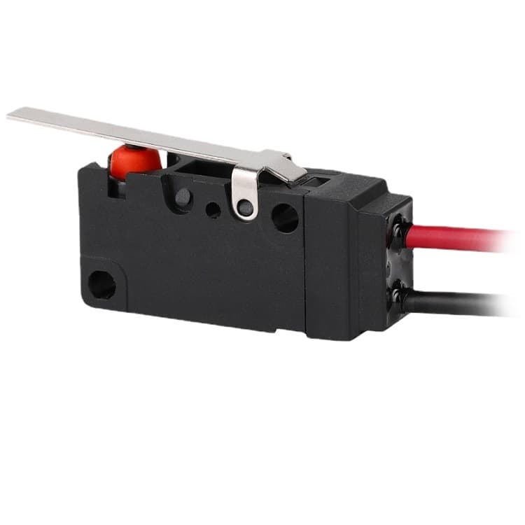 High current micro switch waterproof long handle waterproof limit switch with wire waterproof straight handle micro switch