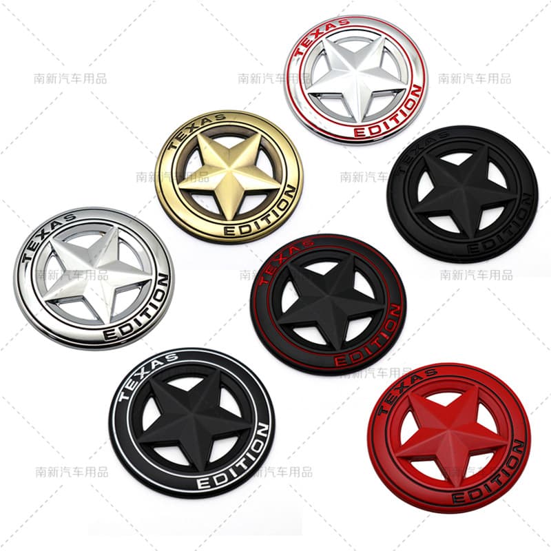 U.S. Five-pointed Star TEXAS EDITION Car Sticker Suitable for JEEP Free Guest Grand Cherokee Personality Modification