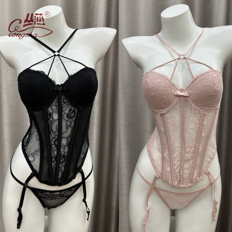 Congsha new style lace sexy inner wear camisole for women, clever outerwear pure desire style fishbone corset lingerie.