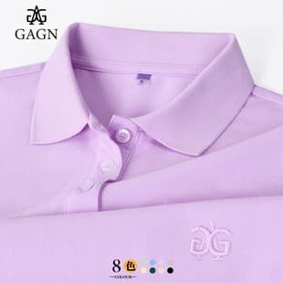 GAGN Recommended Drop Shipping 2026 Summer New Polo Shirt for Women, Business Casual Fashion Elegant Collar T-Shirt