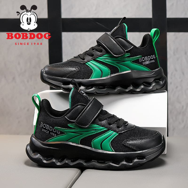 Babudou Boys' Running Shoes 2025 Spring Autumn Mesh Breathable Sports Shoes for Middle and Large Children Training Shoes