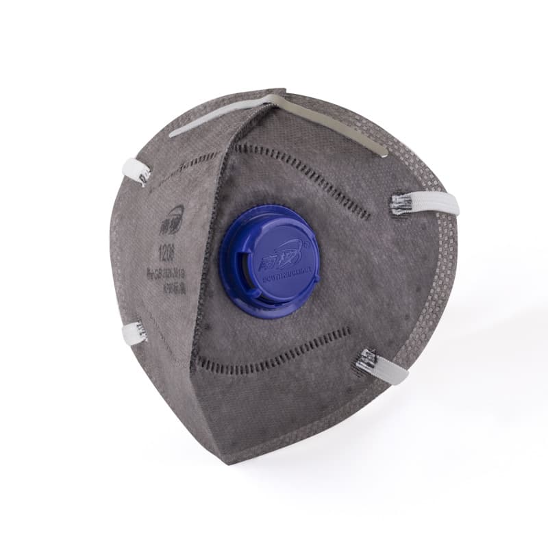 Nanhe-1208 Valve Foldable Organic Vapor, Odor, and Particulate Protective Mask (Head Strap Style)