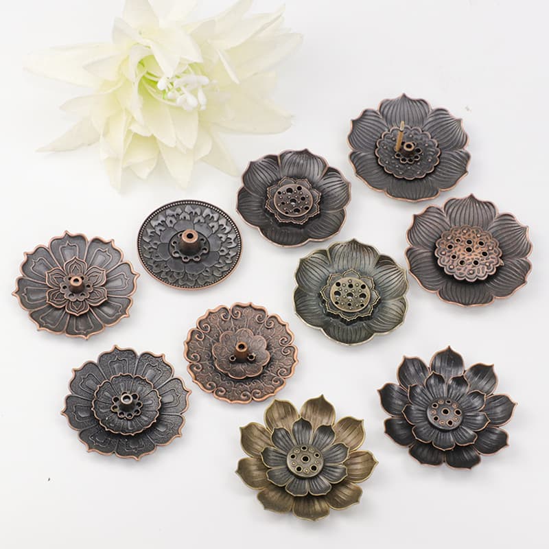 Lotus Incense Holder, Incense Burner Tray, Incense Stick Base, Incense Stand, Zen Decoration, Household Incense Burner Accessories Wholesale