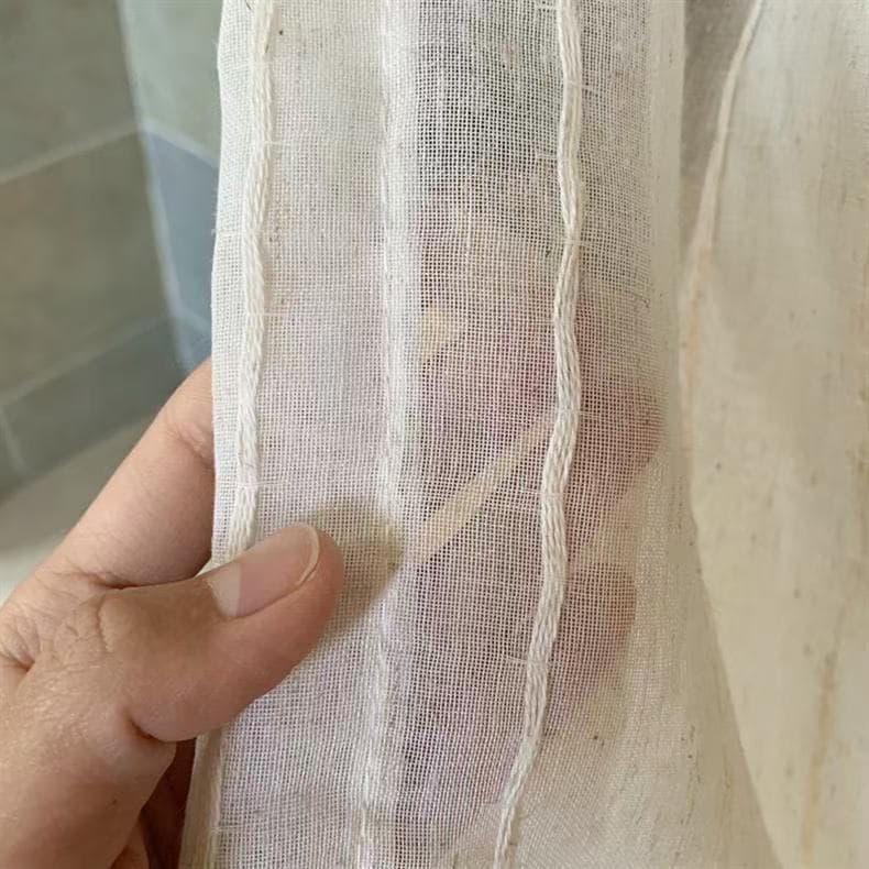 American Style Cabinet Cover Curtain, Bookshelf Gauze Dust Cover, No-Drill Magic Tape Half Curtain, Short Curtain, Cabinet Curtain