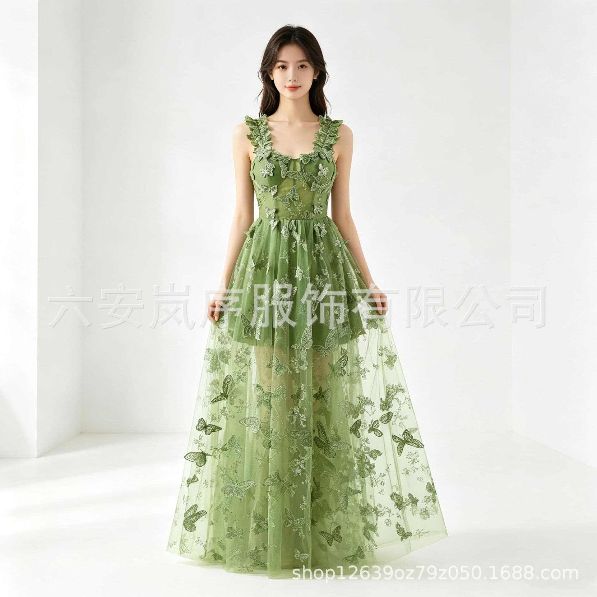 AliExpress Cross-Border Forest Fairy Evening Dress Celebrity Birthday Sweet Dress Daily Wearable High-end Dress