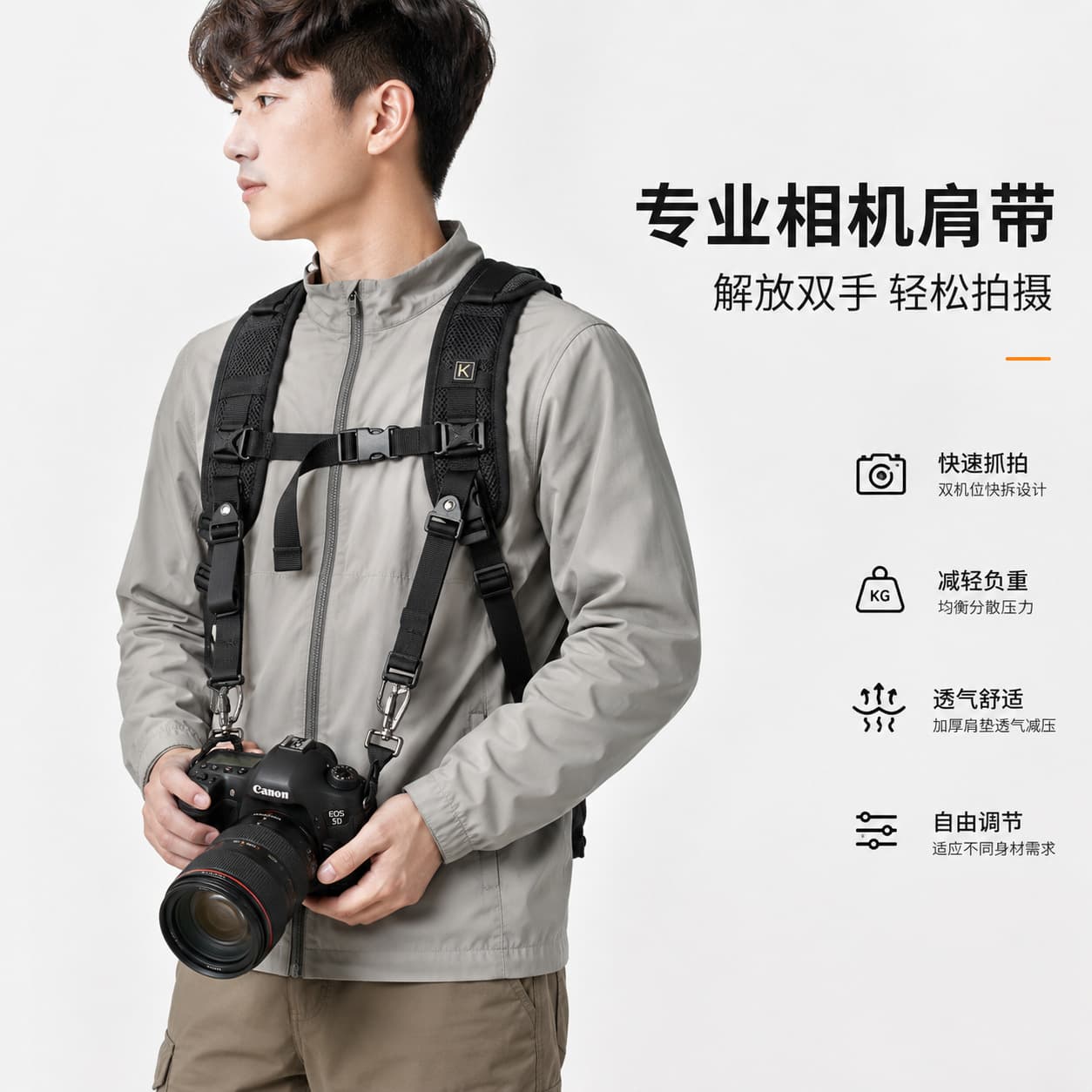 Manufacturer wholesale focus shoulder strap SLR camera shoulder strap camera snapper F1 SLR digital camera strap