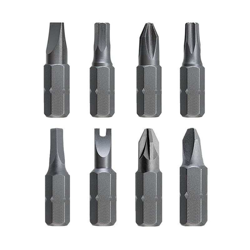 25mm chrome vanadium steel bits, cross, flat, Torx, hex, U-type, Y-type screwdriver, watch precision bits