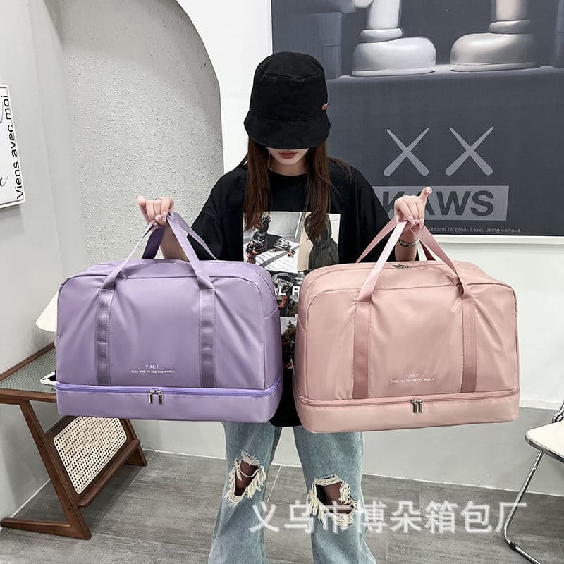 New dry and wet separation bag storage bag student moving storage bag luggage bag travel bag large capacity factory wholesale