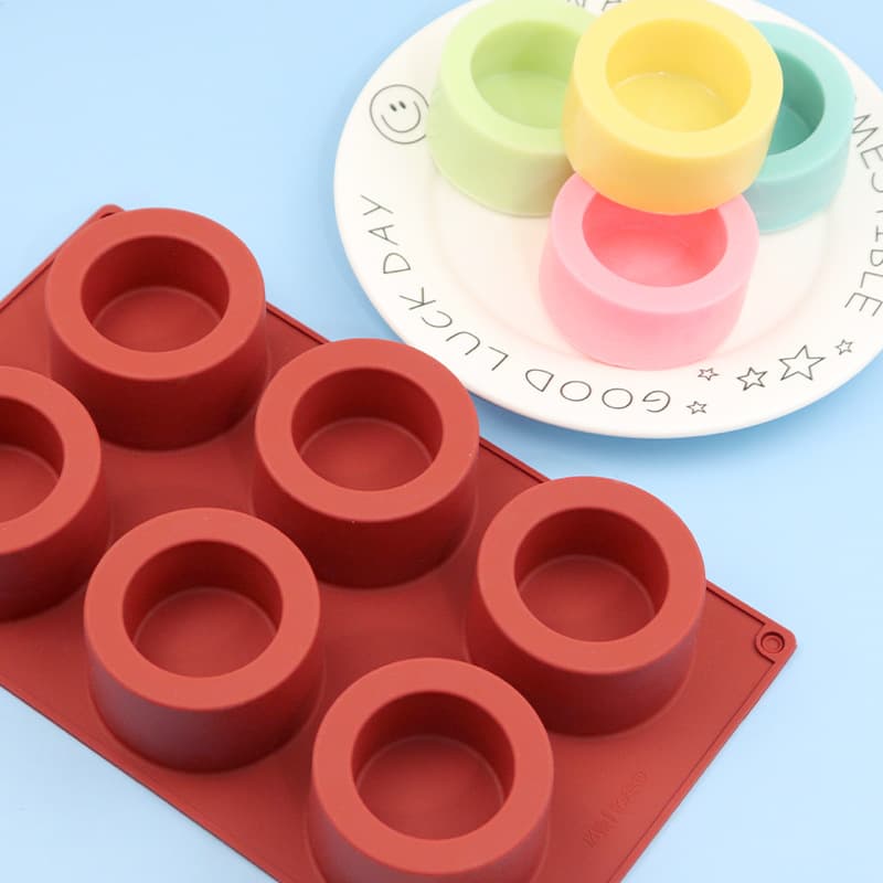 6 even bump round cup muffin cake Cup mold baking mold aromatherapy candle ice cream sandwich cake mold